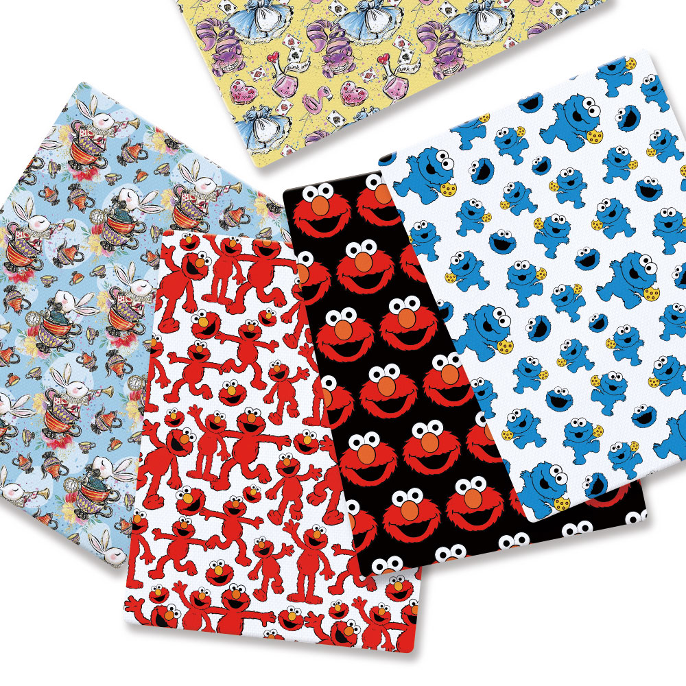Home Textiles Brands - BEAST KINGOM ผ้าลายการ์ตูนขนาด 140x50 ซม. ผ้าลายการ์ตูนเย็บต่อกันสำหรับเด็ก