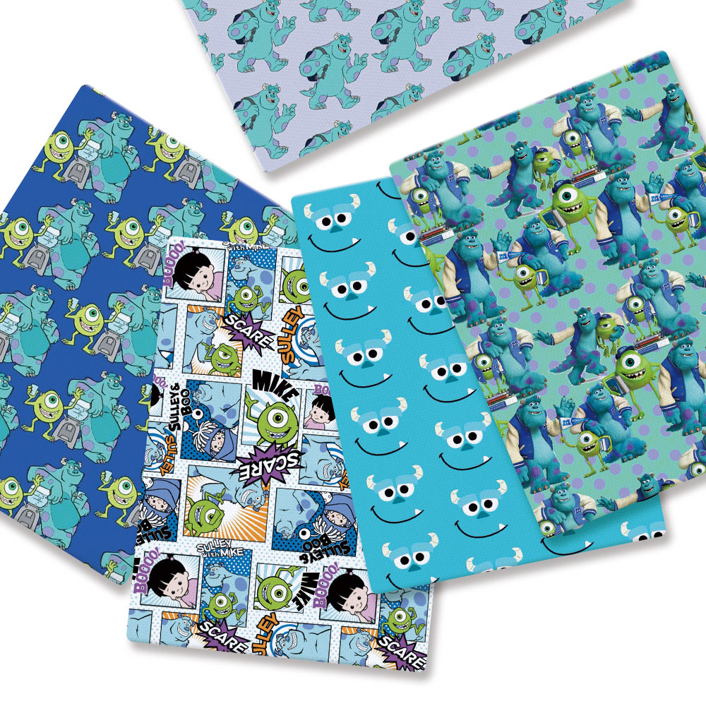Home Textiles Brands - BEAST KINGOM ผ้าลายการ์ตูนขนาด 140x50 ซม. ผ้าลายการ์ตูนเย็บต่อกันสำหรับเด็ก