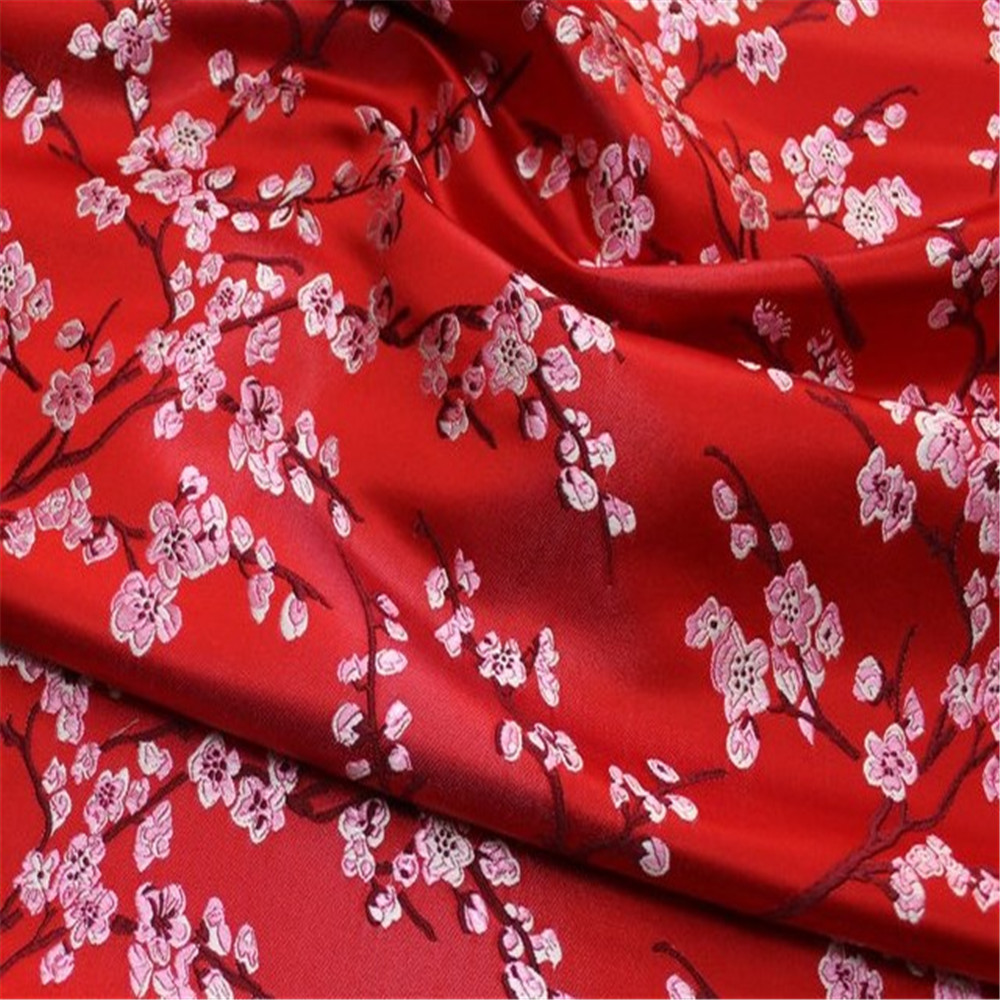 Quality Home Textiles - ผ้าลายดอกพลัมคุณภาพสูง เนื้อผ้าแข็งแรง ดี มีเสน่ห์ แบบวินเทจ ลาย