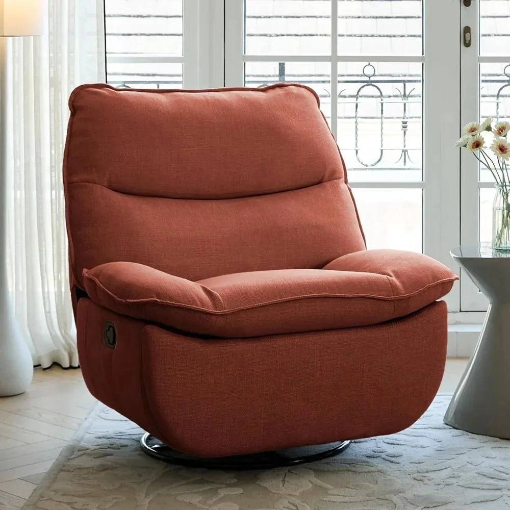 Home Textiles Of Scandinavia - เก้าอี้โยกปรับเอนได้ 360 องศา ° เก้าอี้ปรับเอนแบบไม่มีที่วางแขนขนาดใหญ่ พร้อมผ้ากันน้ำ