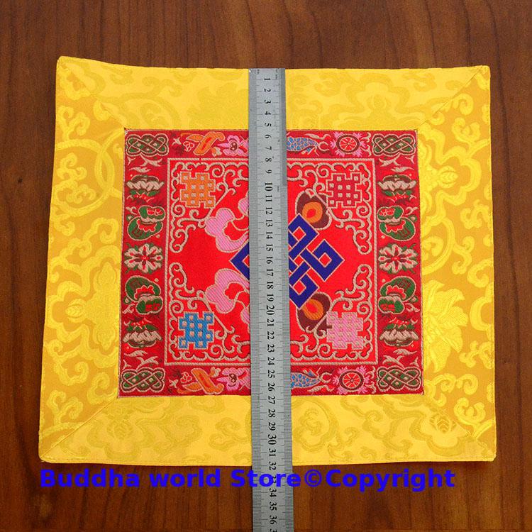 Home Textiles India - เสื่อผ้ารองนั่งเสื่อปูโต๊ะรูปปั้นพระพุทธแบบทิเบตใช้ประจำบ้านวัดสำหรับครอบครัว