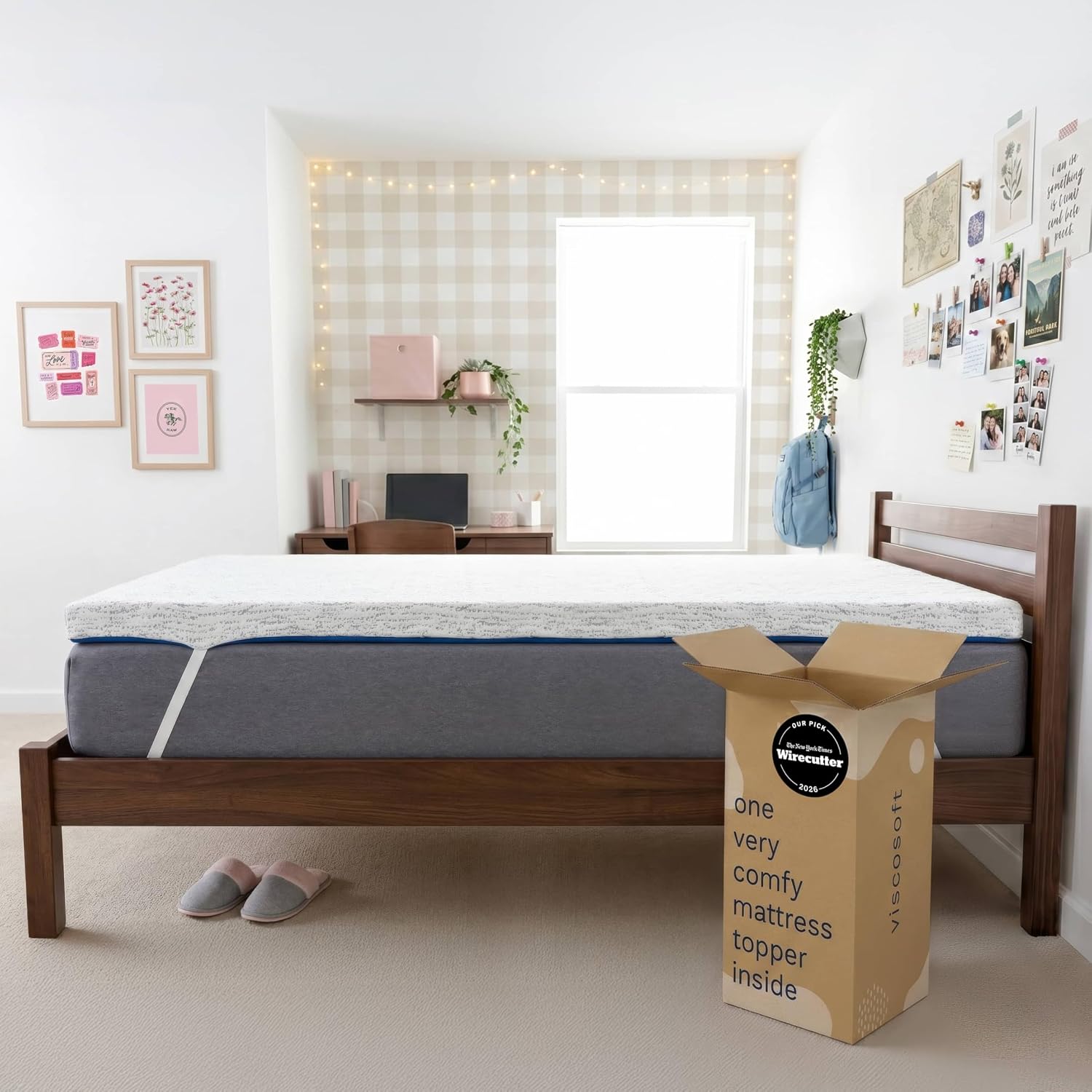 Memory Foam Topper - ที่นอนเมมโมรี่โฟมขนาด 3 นิ้ว รุ่น Twin XL