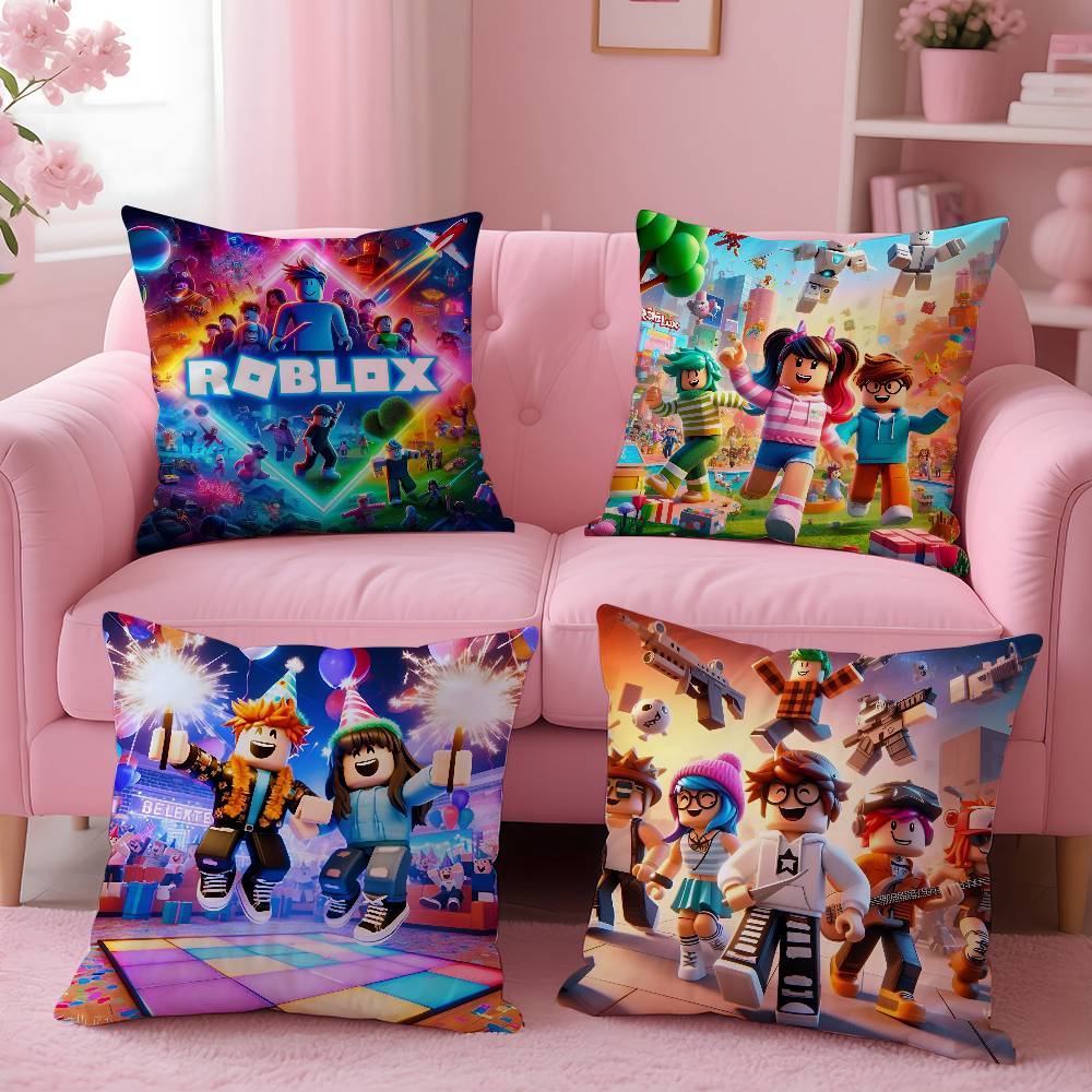 Hot Home Of Textiles - ร้อนเกม R-Robloxs-X Cool หมอน Anti-dustmite ปลอกหมอนซิปที่มองไม่เห็น