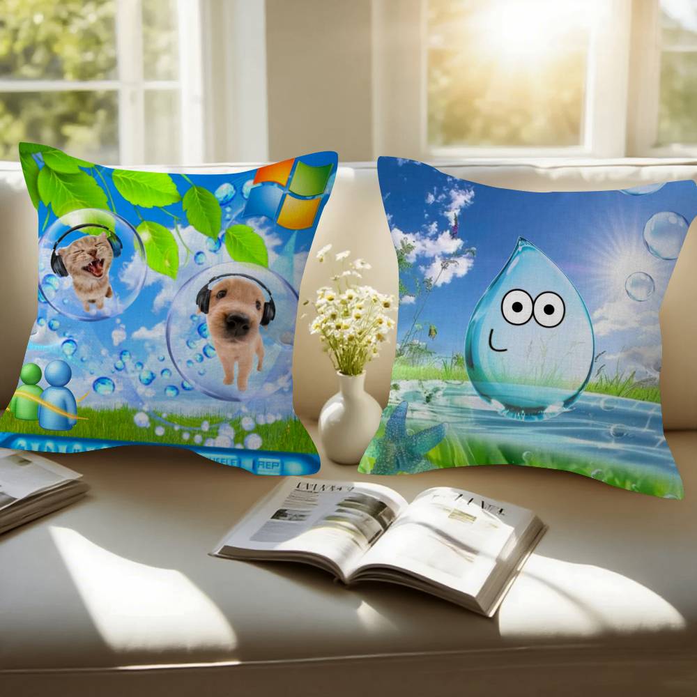 ปลอกหมอนอิง Frutiger Aero Art  - Home Art Textiles บทวิจารณ์และราคา