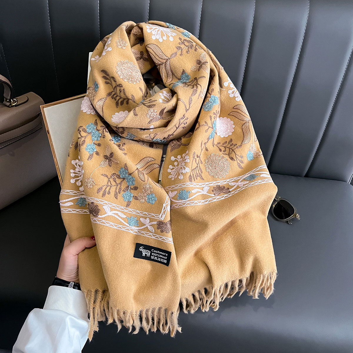 ฤดูหนาวใหม่ผ้าพันคอผ้าพันคอผ้า - Home Textiles Blanket บทวิจารณ์และราคา