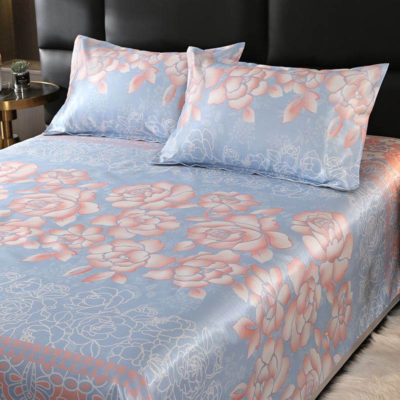 ชุดแผ่นรองนอนเย็นลายพิมพ์ผ้าซา - Quality Home Textiles บทวิจารณ์และราคา