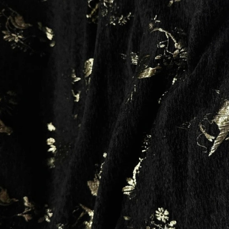 ผ้าไหมเชนิลล์ลายแจ็คการ์ดปักดิ - Home Textiles Luxury Curtains บทวิจารณ์และราคา