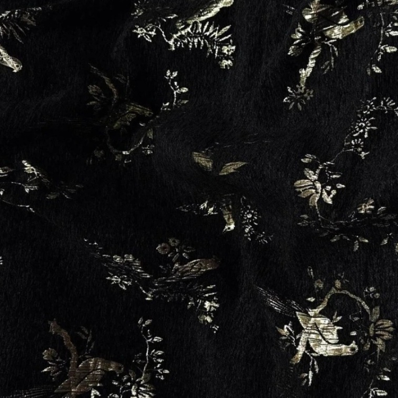 ผ้าไหมเชนิลล์ลายแจ็คการ์ดปักดิ - Home Textiles Luxury Curtains บทวิจารณ์และราคา