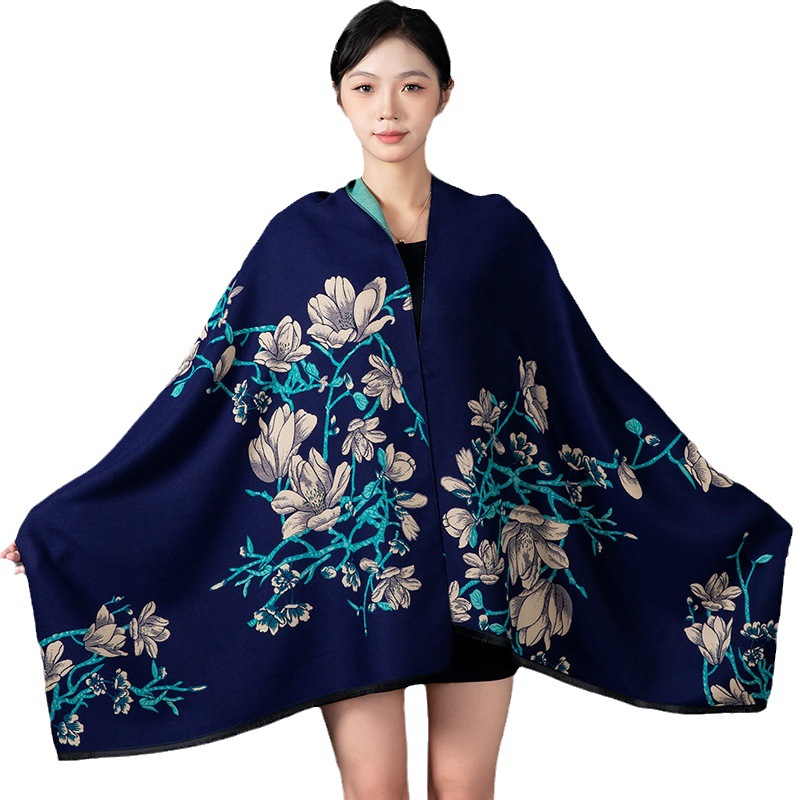 ผู้หญิงฤดูหนาวผ้าคลุมไหล่ผ้าพั - Home Textiles Blanket บทวิจารณ์และราคา