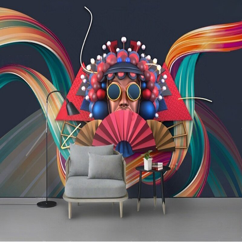 เทรนด์จีนสมัยใหม่ ภาพนามธรรมสี - Home Textiles Trends บทวิจารณ์และราคา