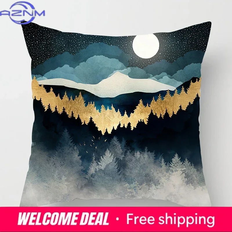 ภูเขาเหนือแดนนอร์ดิกพระจันทร์ข - Sunrise Home Textiles & Apparel บทวิจารณ์และราคา