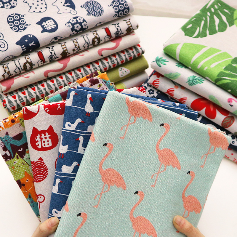 Flamingo พิมพ์ผ้าฝ้ายผ้าลินินผ - Hot Home Of Textiles บทวิจารณ์และราคา