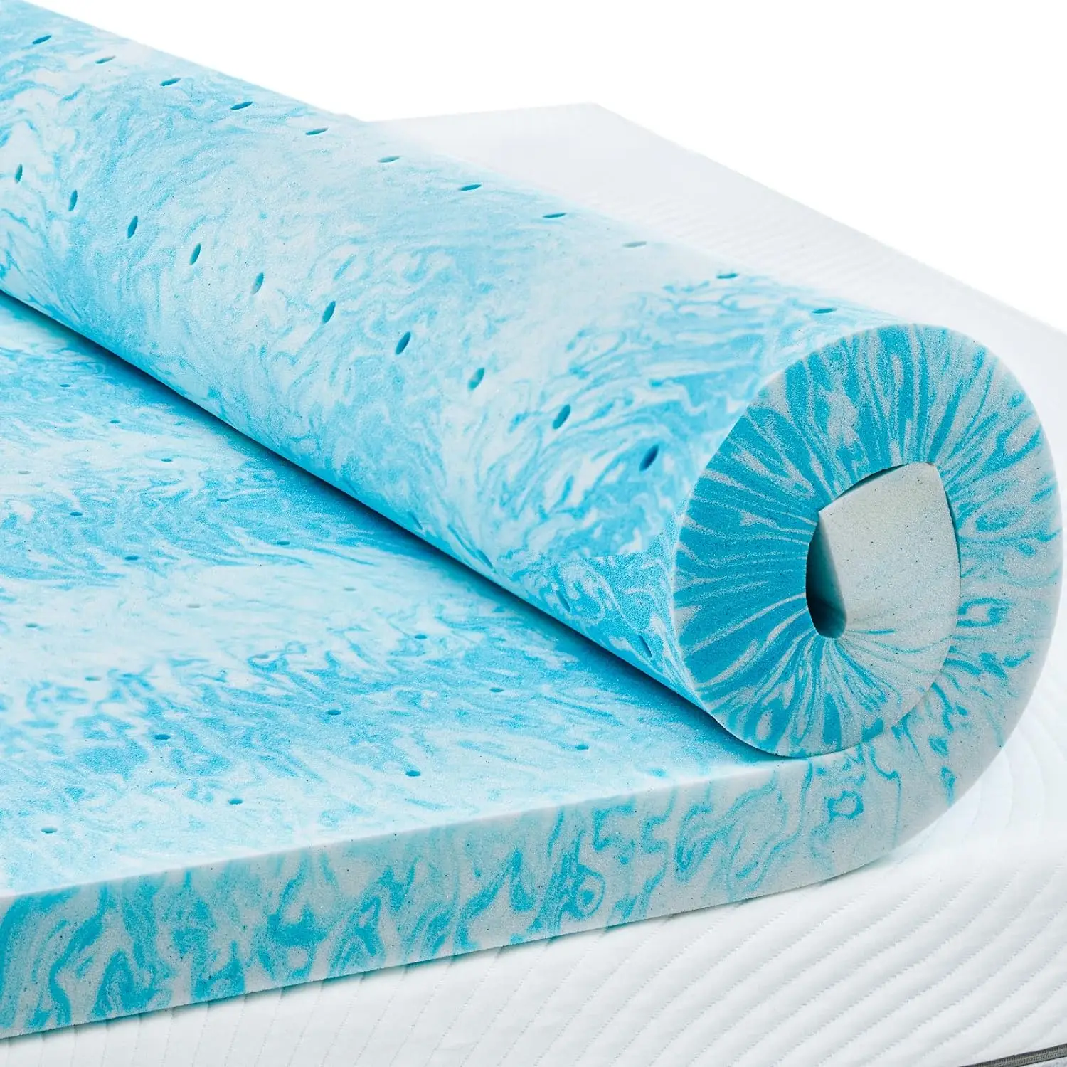 % ท็อปเปอร์ที่นอนเมมโมรีโฟมคู่ - Memory Foam Topper บทวิจารณ์และราคา
