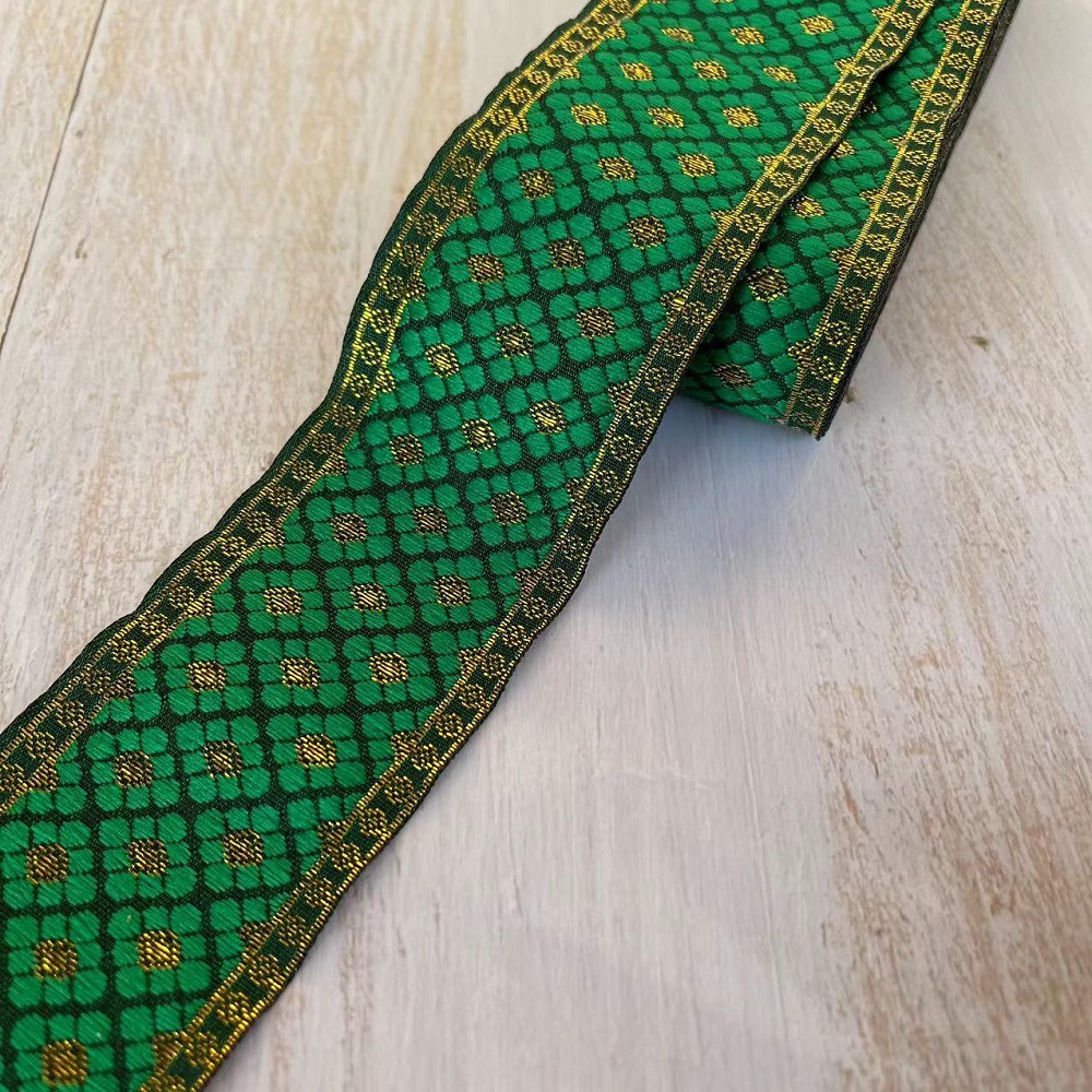 5 หลาม้งเย็บปักถักร้อย Jacquar - Home Textiles India บทวิจารณ์และราคา