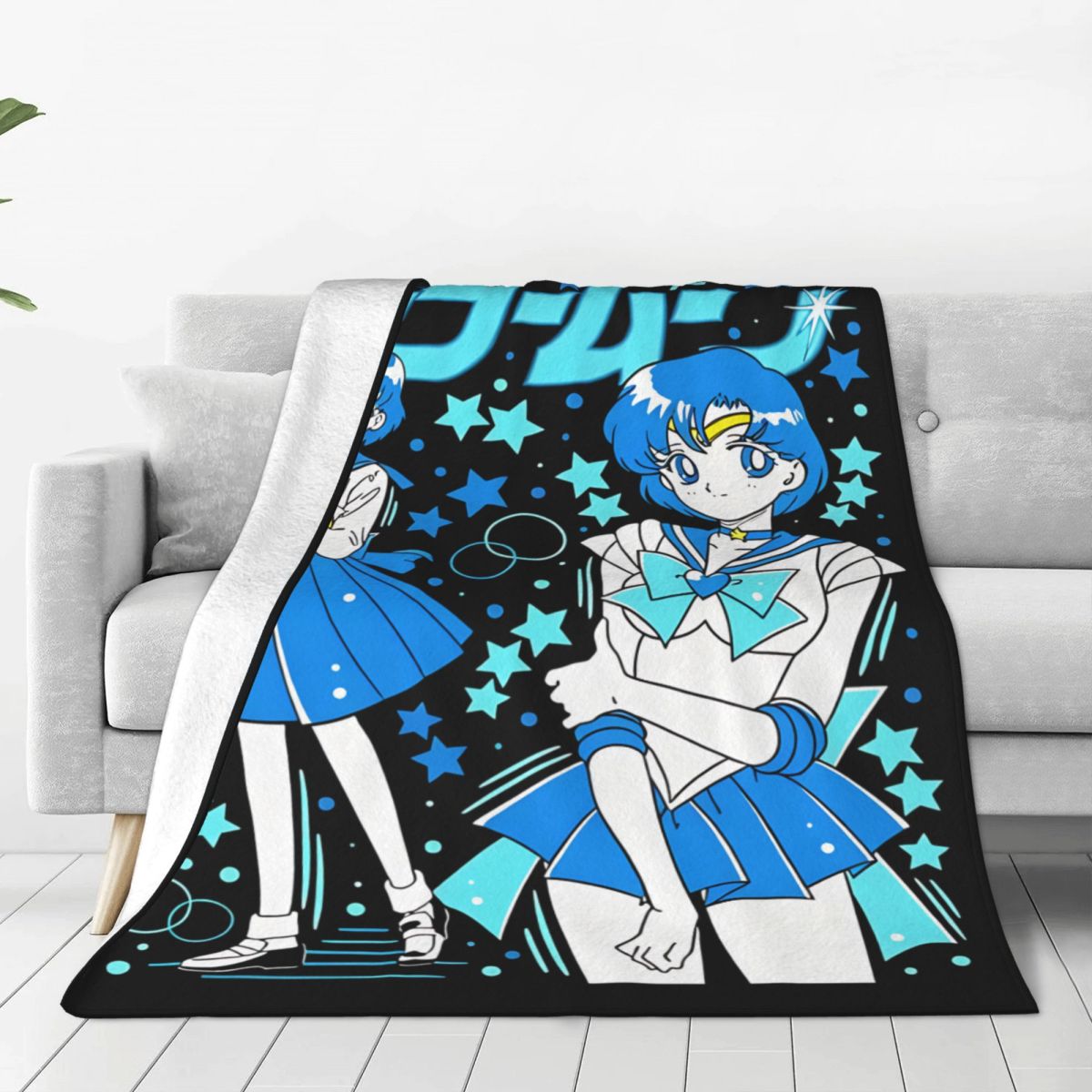 ผ้าห่มฟลีซลายเซเลอร์มูน อมิ มิ - Home Textiles Blanket บทวิจารณ์และราคา