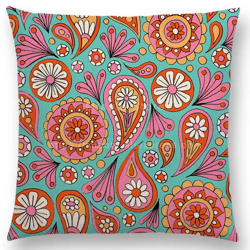ปลอกหมอนอิงลายโบโฮสีสันสดใส พร - Sunrise Home Textiles & Apparel บทวิจารณ์และราคา