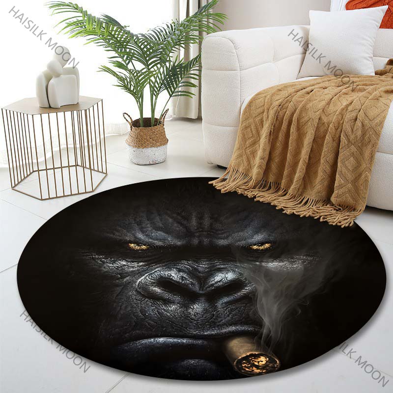 พรมทรงกลมลายศิลปะการสูบบุหรี่ข - Home Art Textiles บทวิจารณ์และราคา