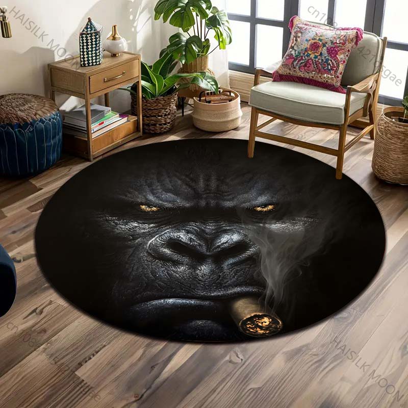 พรมทรงกลมลายศิลปะการสูบบุหรี่ข - Home Art Textiles บทวิจารณ์และราคา