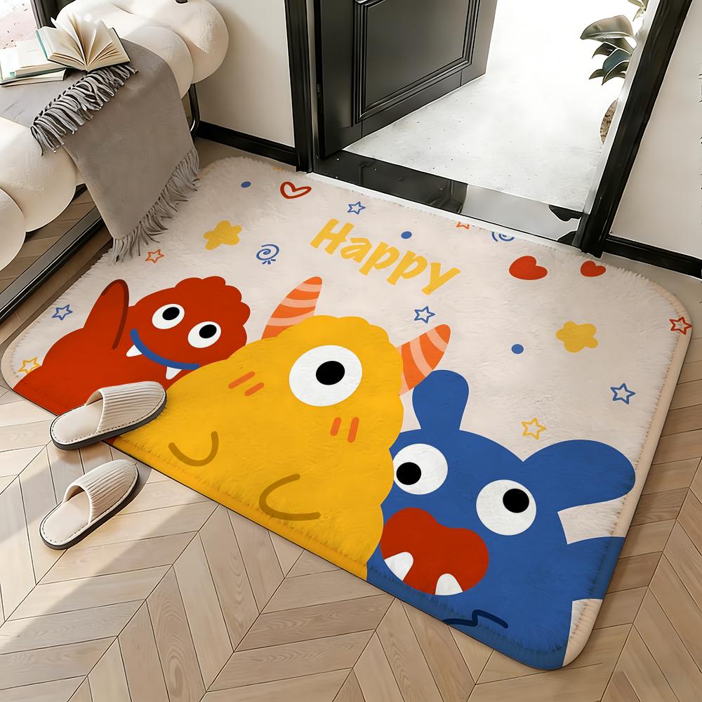 พรมกันลื่นแบบนุ่มดูดซับได้ ลาย - Home Art Textiles บทวิจารณ์และราคา