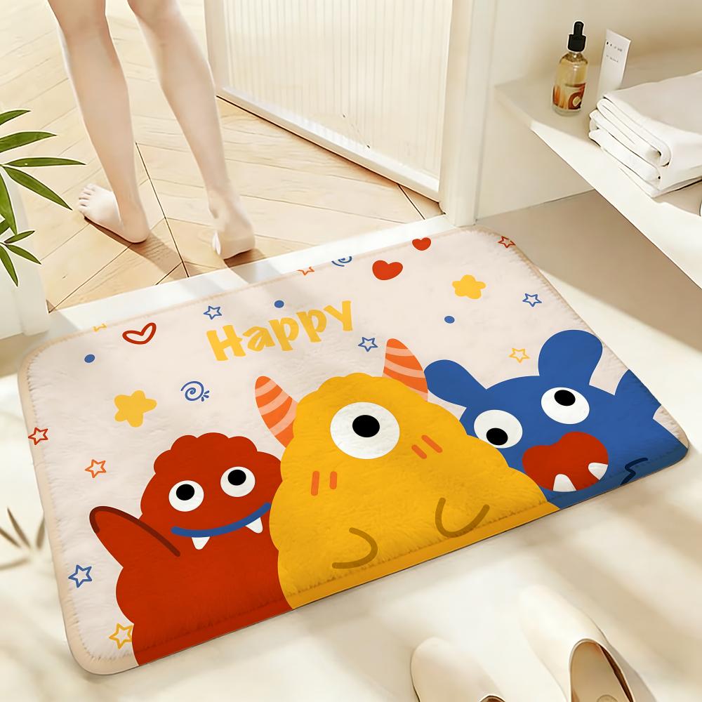 พรมกันลื่นแบบนุ่มดูดซับได้ ลาย - Home Art Textiles บทวิจารณ์และราคา