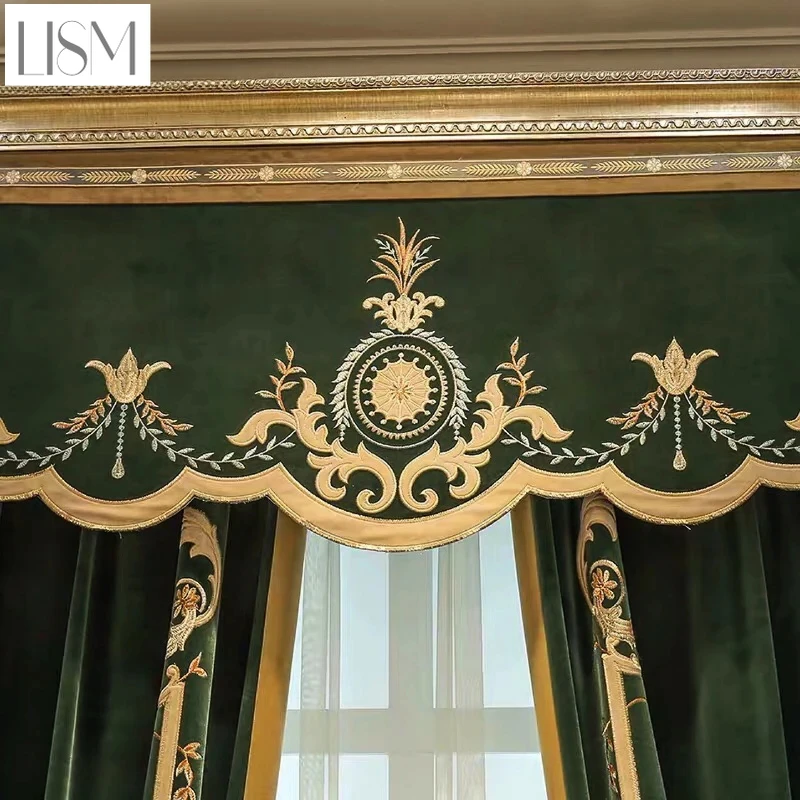 ผ้าม่านหรูหราสไตล์ยุโรปสำหรับห - Home Textiles Luxury Curtains บทวิจารณ์และราคา