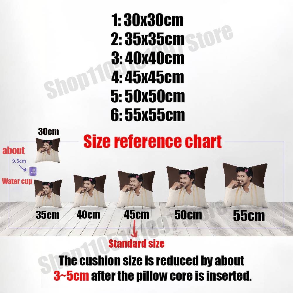 ปลอกหมอนอิงลาย T-Thalapathy V- - Home Textiles India บทวิจารณ์และราคา