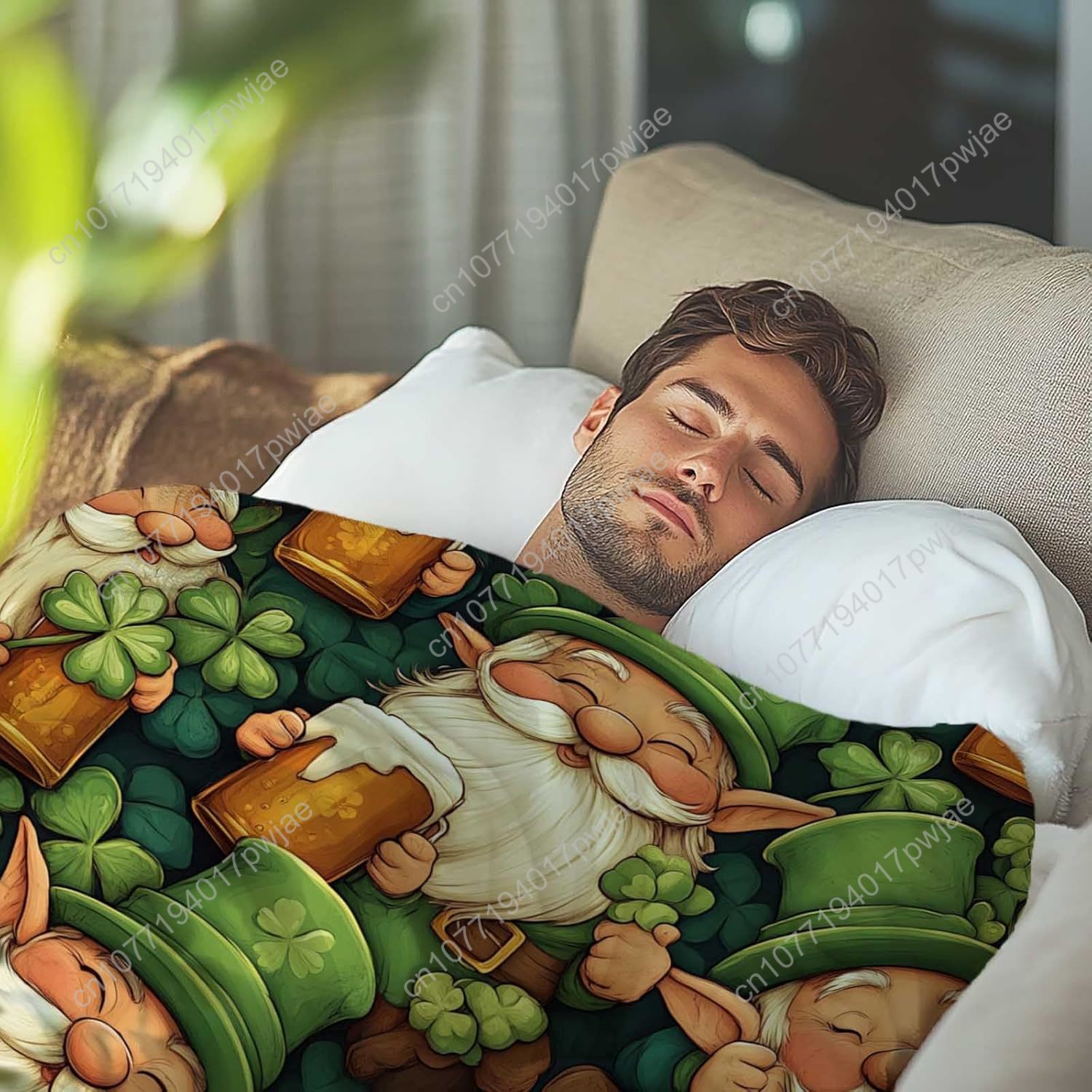 ผ้าห่มลายกู๊ดแมนวันเซนต์แพทริก - Home Textiles Blanket บทวิจารณ์และราคา