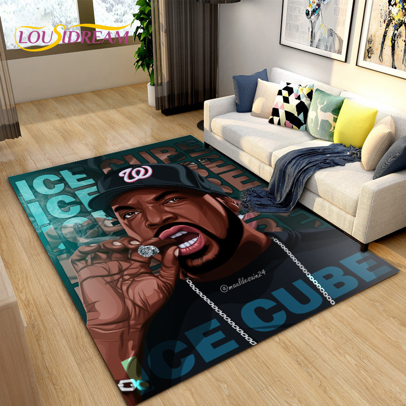 พรมปูพื้นสไตล์ฮิปฮอปอาร์ตแร็ปเ - Home Art Textiles บทวิจารณ์และราคา