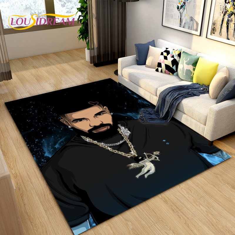 พรมปูพื้นสไตล์ฮิปฮอปอาร์ตแร็ปเ - Home Art Textiles บทวิจารณ์และราคา