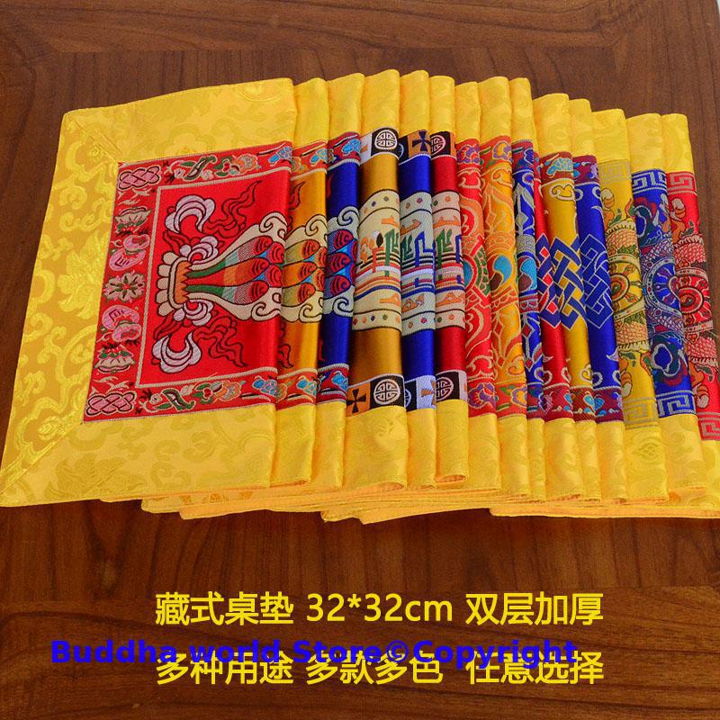 เสื่อผ้ารองนั่งเสื่อปูโต๊ะรูปป - Home Textiles India บทวิจารณ์และราคา