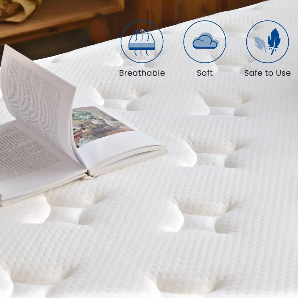 ที่นอนเตียง การก่อสร้างแบบไฮบร - Memory Foam Topper บทวิจารณ์และราคา
