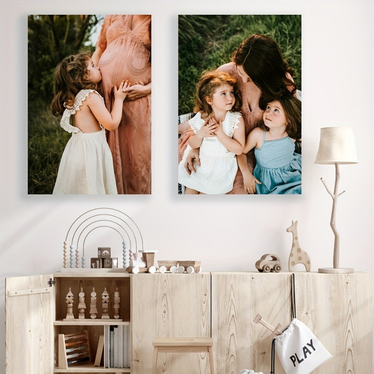 งานศิลปะติดผนังที่ปรับแต่งได้— - Home Art Textiles บทวิจารณ์และราคา