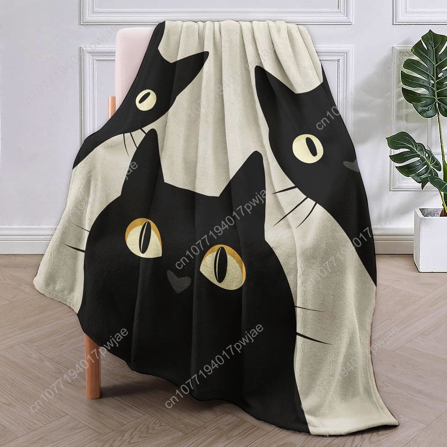 ผ้าห่มลายแมวตลกๆ ของขวัญสำหรับ - Home Textiles Blanket บทวิจารณ์และราคา