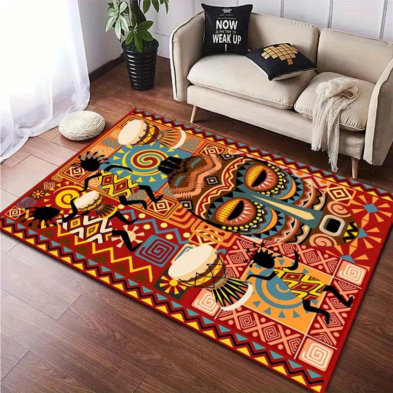พรมศิลปะแอฟริกันสำหรับตกแต่งเช - Home Art Textiles บทวิจารณ์และราคา