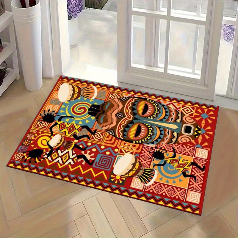พรมศิลปะแอฟริกันสำหรับตกแต่งเช - Home Art Textiles บทวิจารณ์และราคา