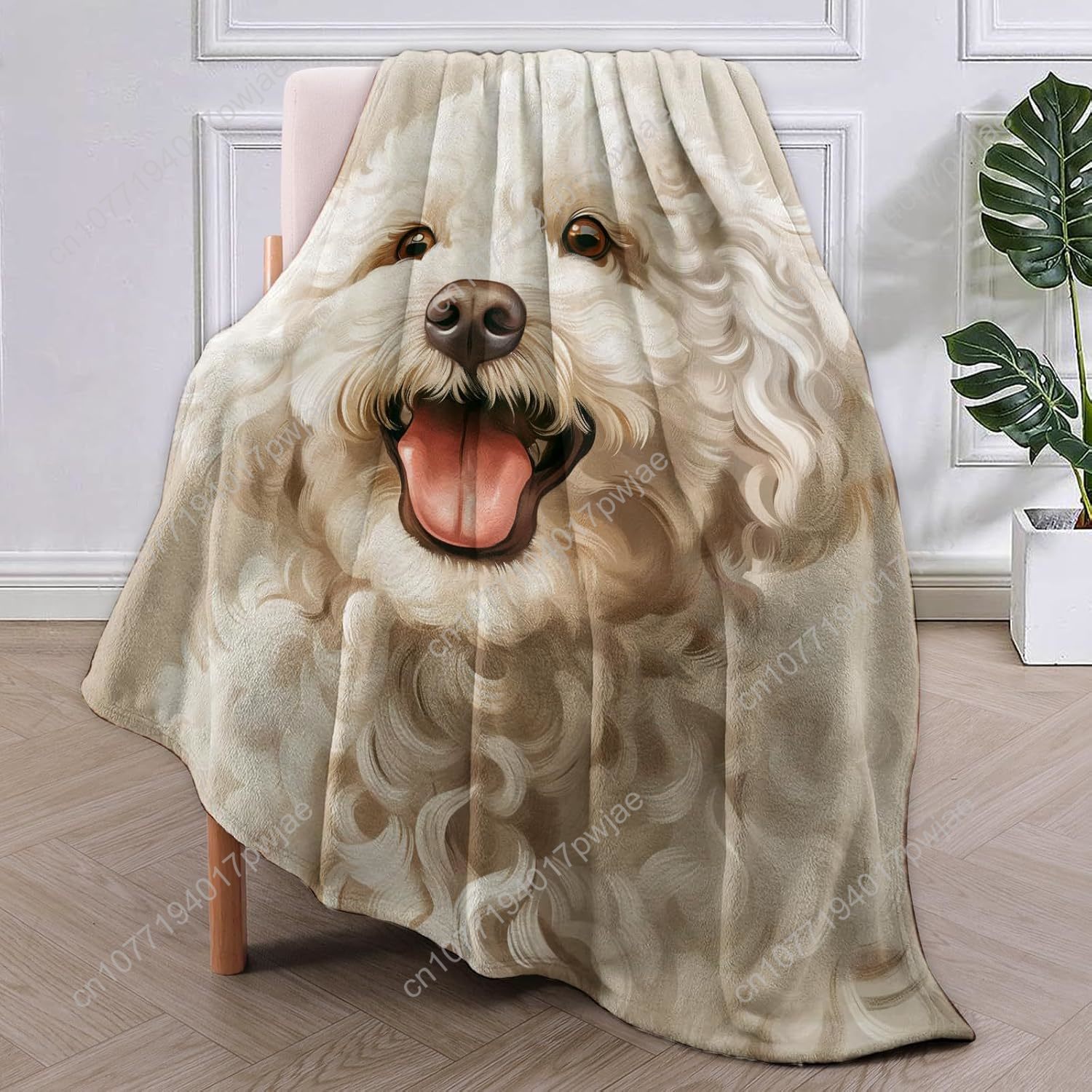 ผ้าห่มลายภาพสุนัขพุดเดิ้ลแสนสุ - Home Textiles Blanket บทวิจารณ์และราคา