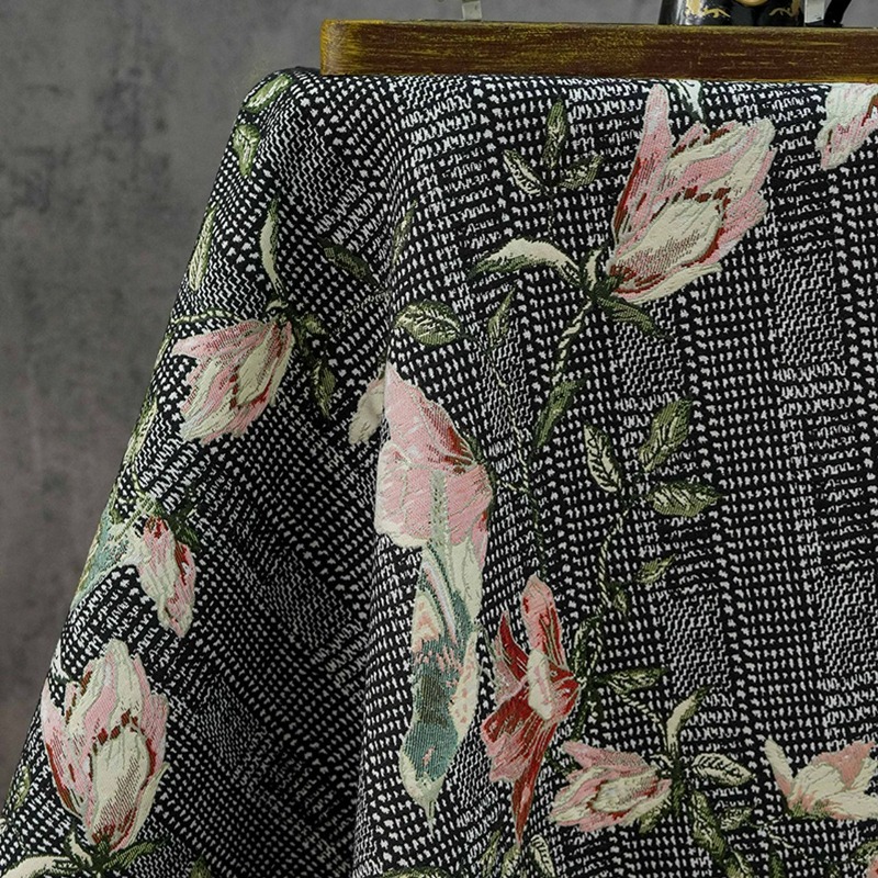ผ้าแจ็คการ์ดลายดอกไม้และนกสไตล - Home Textiles Luxury Curtains บทวิจารณ์และราคา