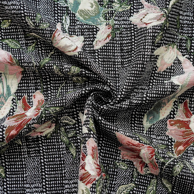 ผ้าแจ็คการ์ดลายดอกไม้และนกสไตล - Home Textiles Luxury Curtains บทวิจารณ์และราคา