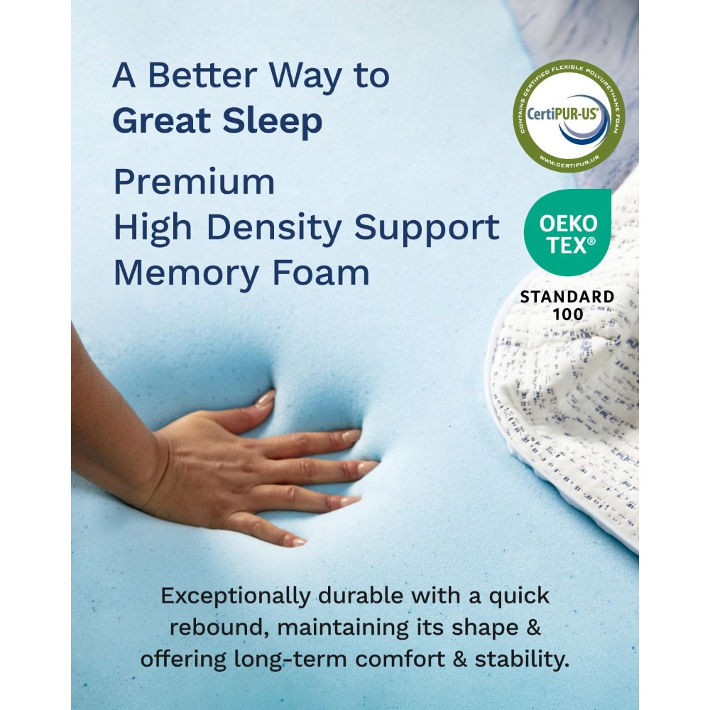 ที่นอนเมมโมรี่โฟมขนาด 3 นิ้ว ร - Memory Foam Topper บทวิจารณ์และราคา