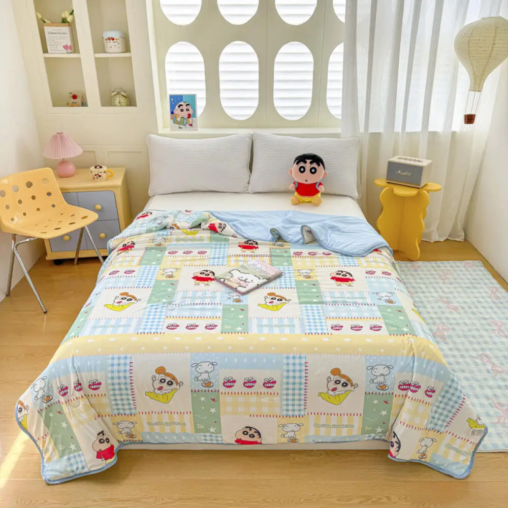 ผ้าห่มลายการ์ตูนชินจังน่ารักสำ - Home Textiles Blanket บทวิจารณ์และราคา