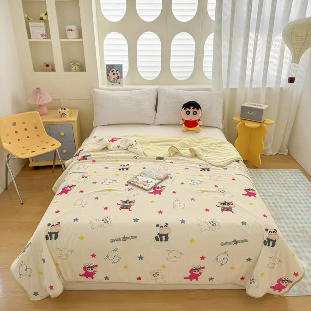 ผ้าห่มลายการ์ตูนชินจังน่ารักสำ - Home Textiles Blanket บทวิจารณ์และราคา