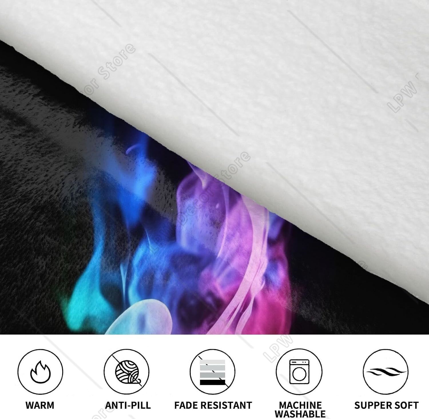 เสื้อฮู้ดดี้พิมพ์ลายโน้ตดนตรีส - Home Textiles Blanket บทวิจารณ์และราคา